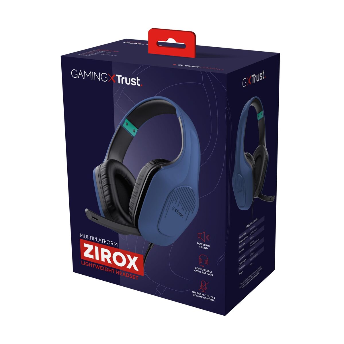 Bild von Headphones with Microphone Trust 24991 GXT415B Blue