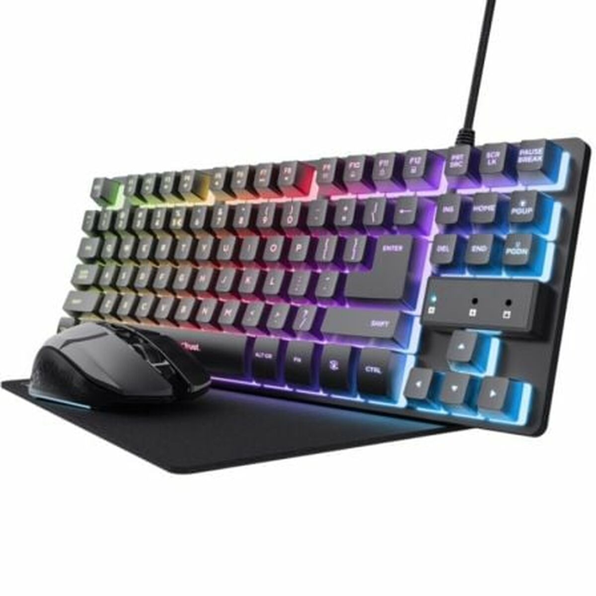 Picture of Keyboard with Gaming Mouse Trust 25227 Spanish Qwerty