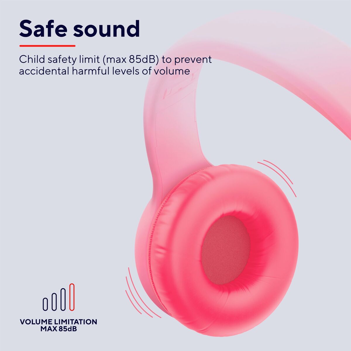 Bluetooth Headphones Trust 25274 Pink