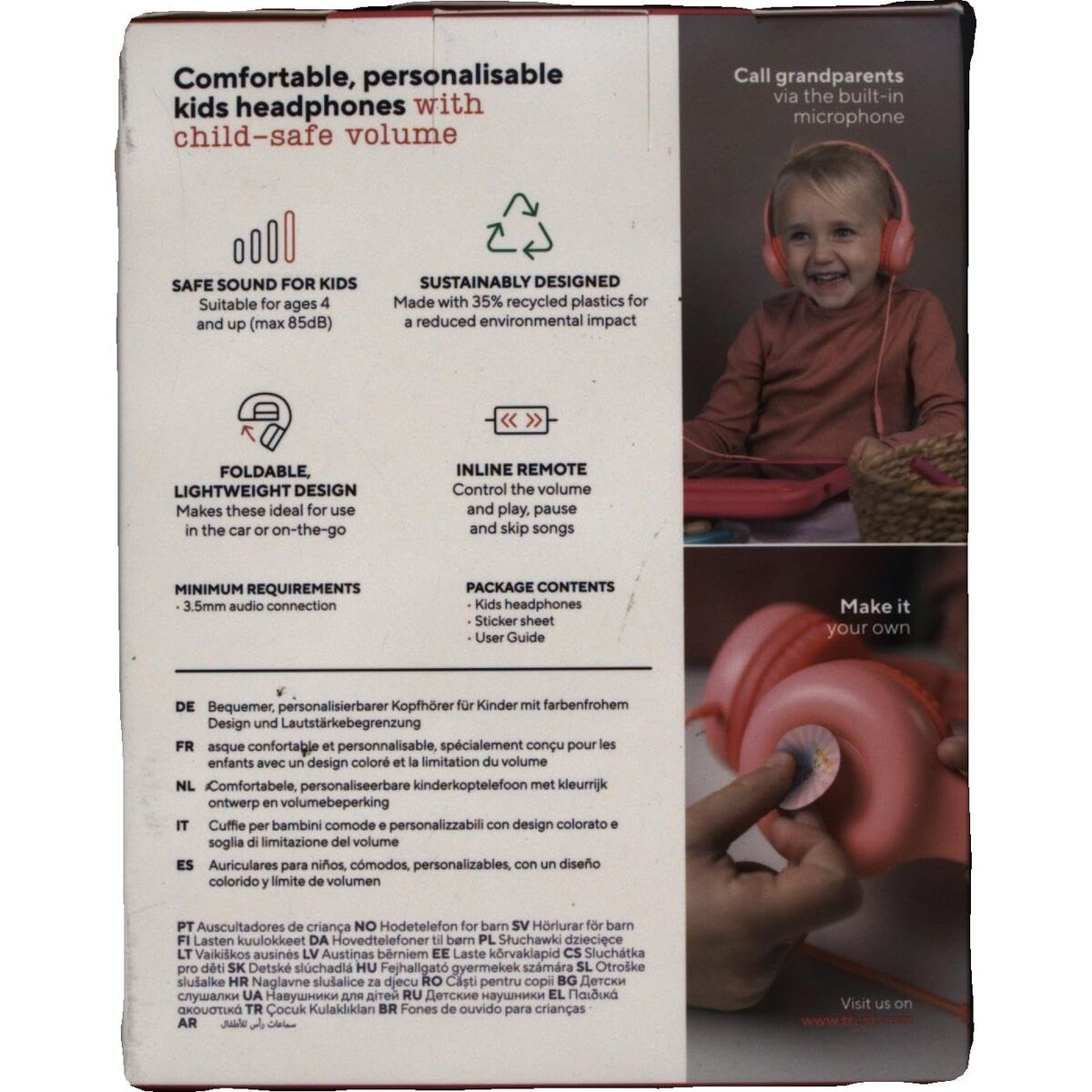 Headphones Trust 25277 Pink