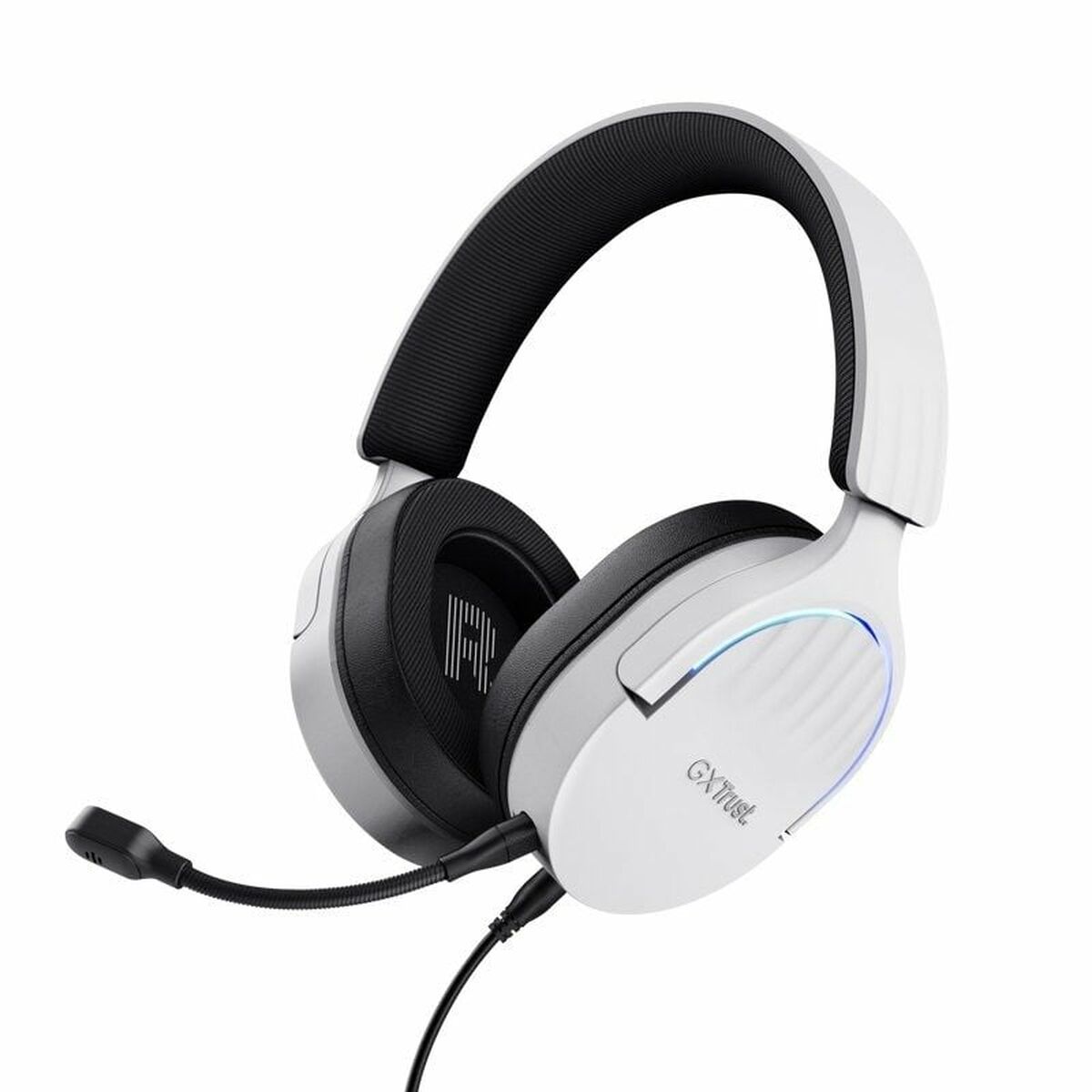 Afbeeldingen van Gaming Headset with Microphone Trust GXT 490 White Black Multicolour Black/White