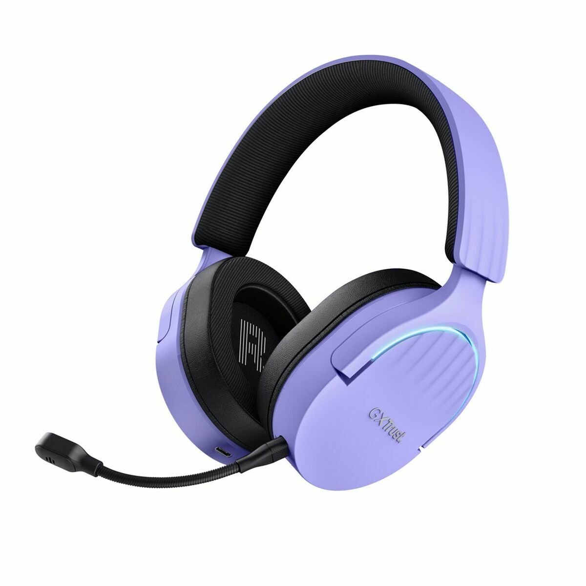 Gaming Headset with Microphone Trust GXT 491 Black Purple