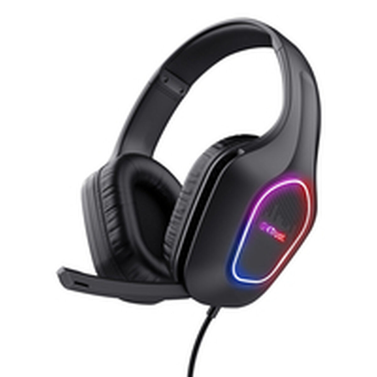 Bild von Gaming Headset with Microphone Trust GXT 416 Zirox Black Multicolour
