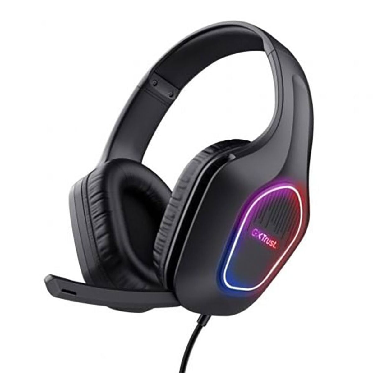 Bild von Gaming Headset with Microphone Trust GXT 416 Zirox Black Multicolour