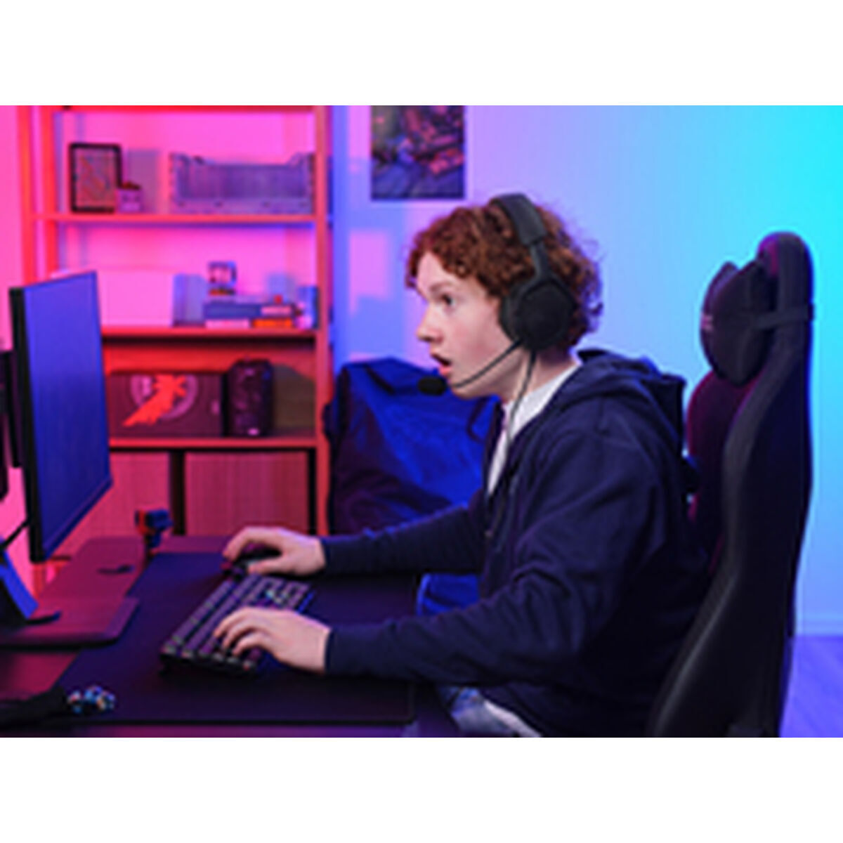 Gaming Headset with Microphone Trust 25447 Black