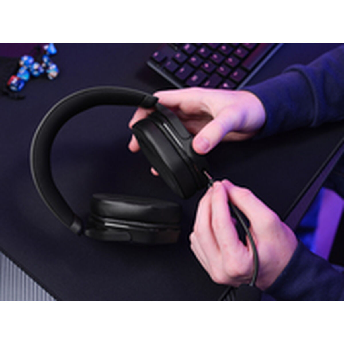 Gaming Headset with Microphone Trust 25447 Black