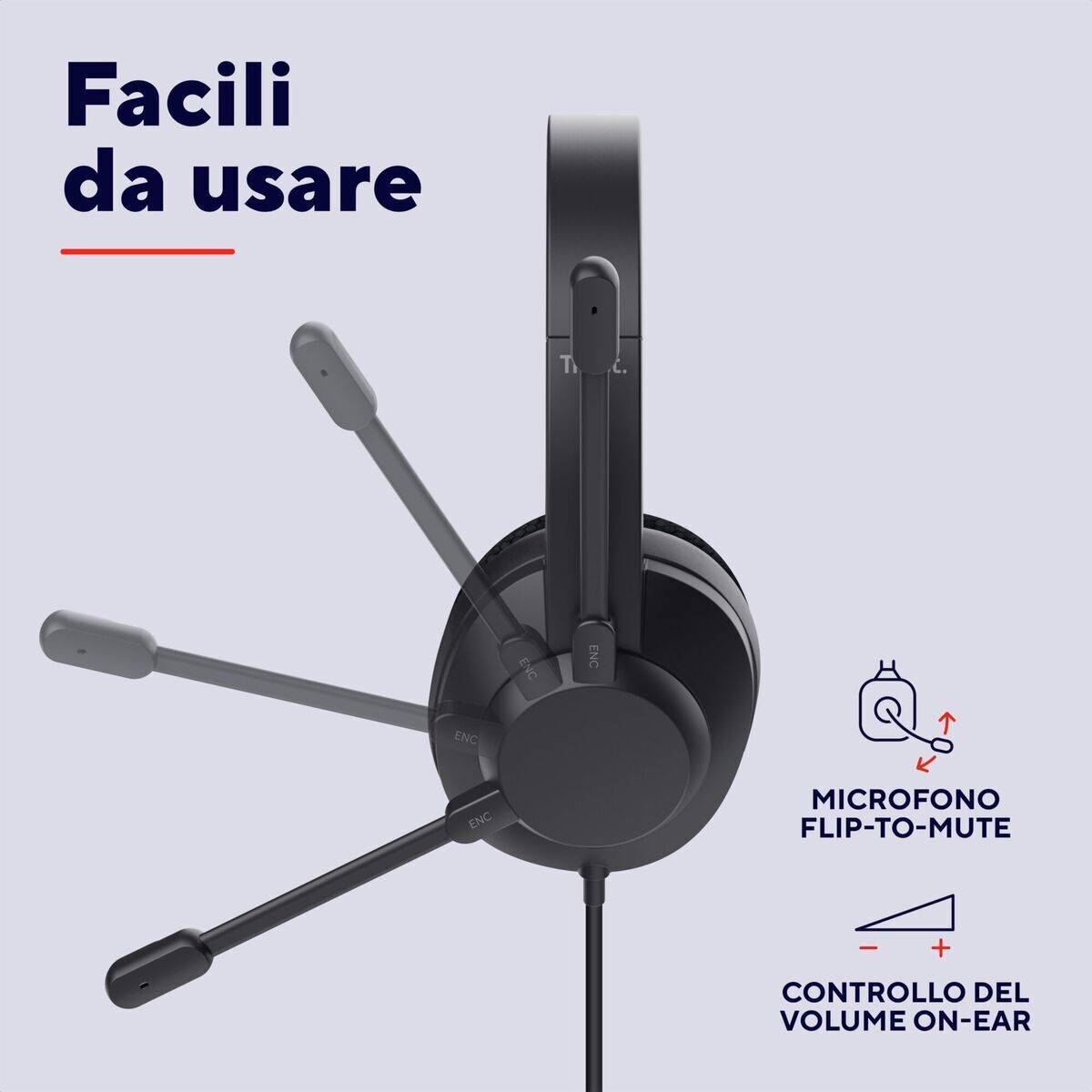 Headphones Trust 25462 Black