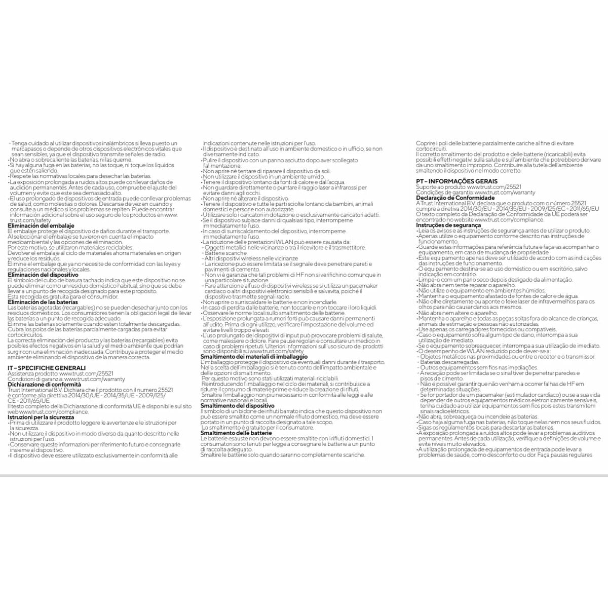 Picture of Wall Charger Trust 25522 45 W White