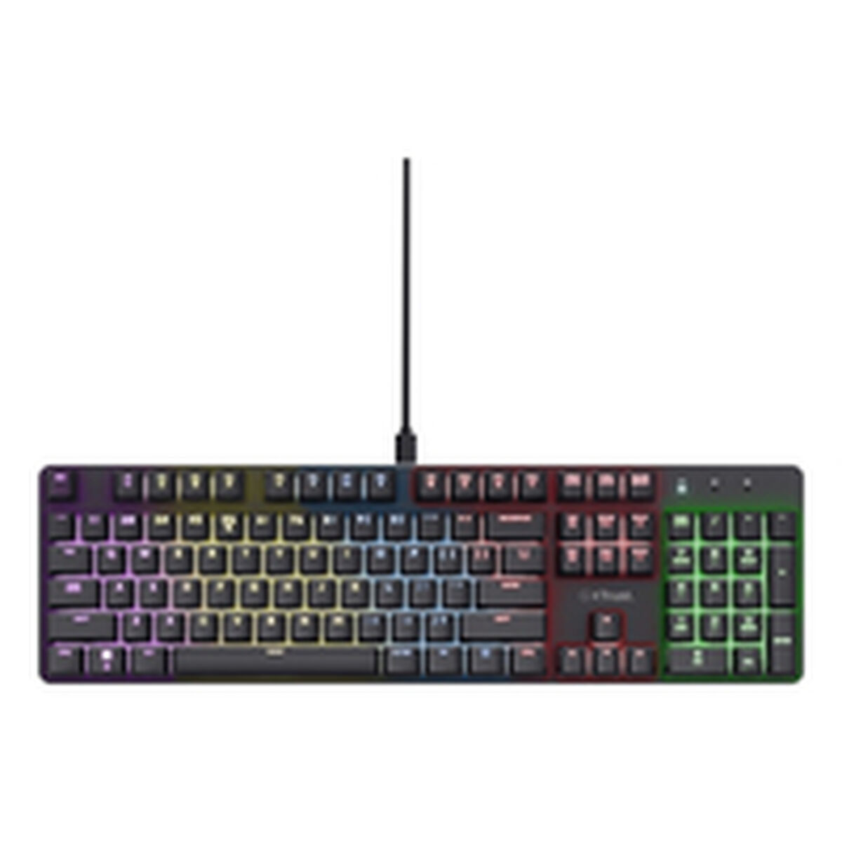 Immagine di Gaming Keyboard Trust 25682 Black Spanish Qwerty