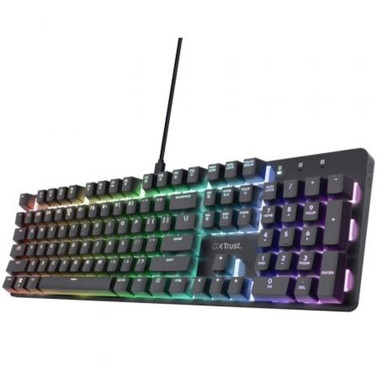 Kép Gaming Keyboard Trust 25682 Black Spanish Qwerty