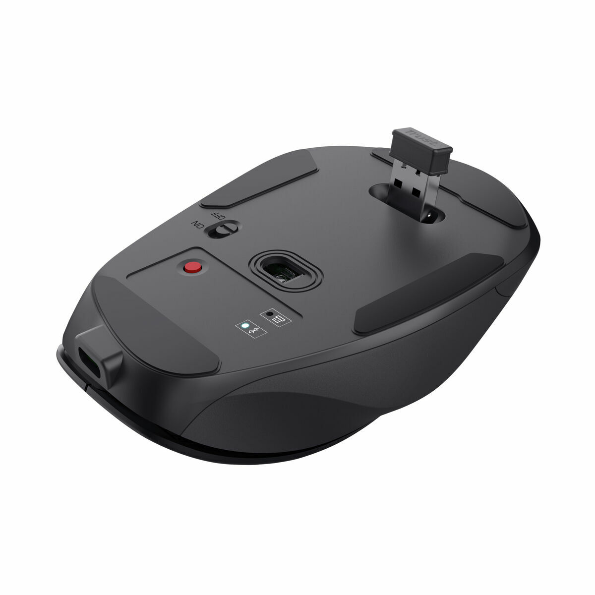 Afbeeldingen van Mouse Trust 25708 Black 2400 dpi