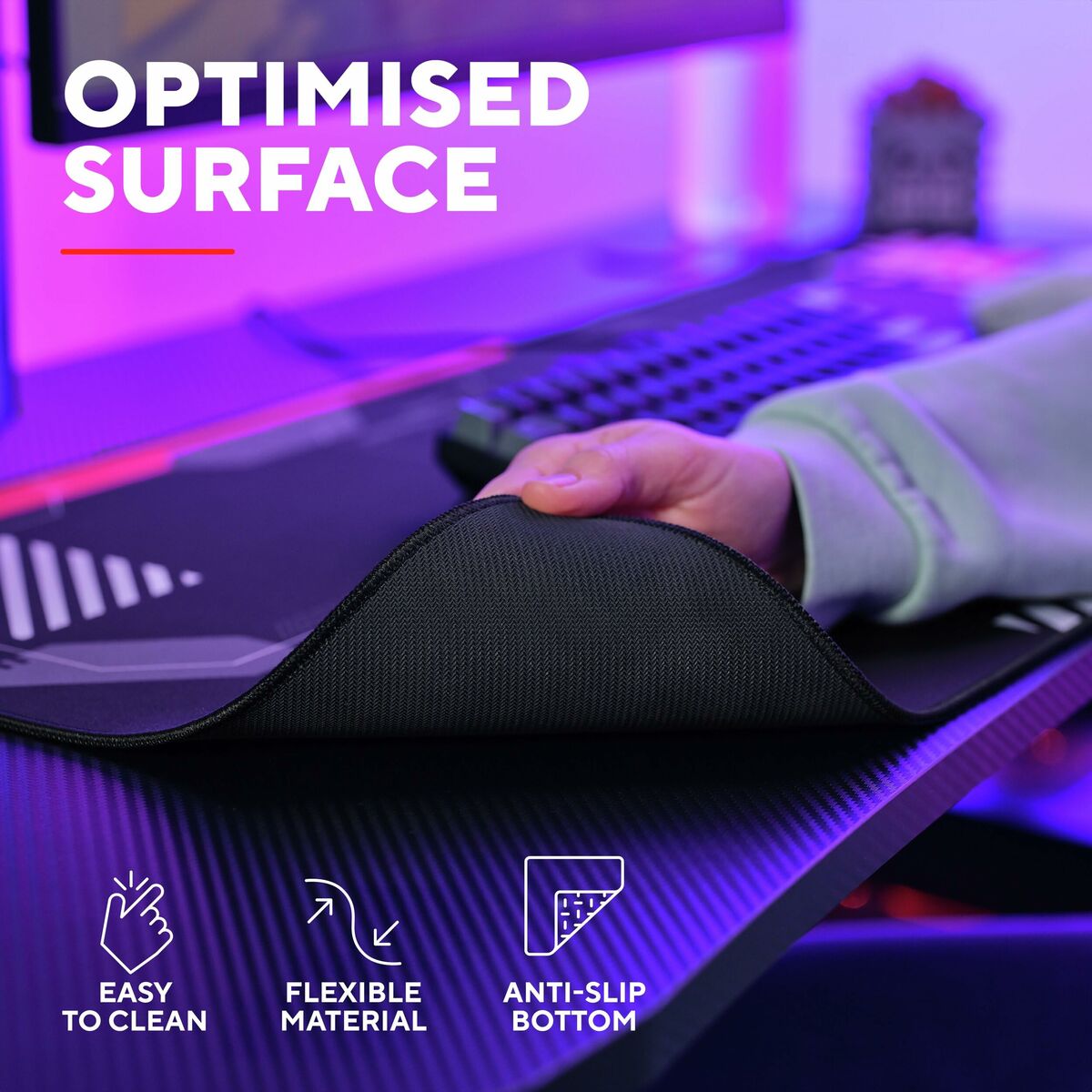 Picture of Gaming Mouse Mat Trust 25716 Black