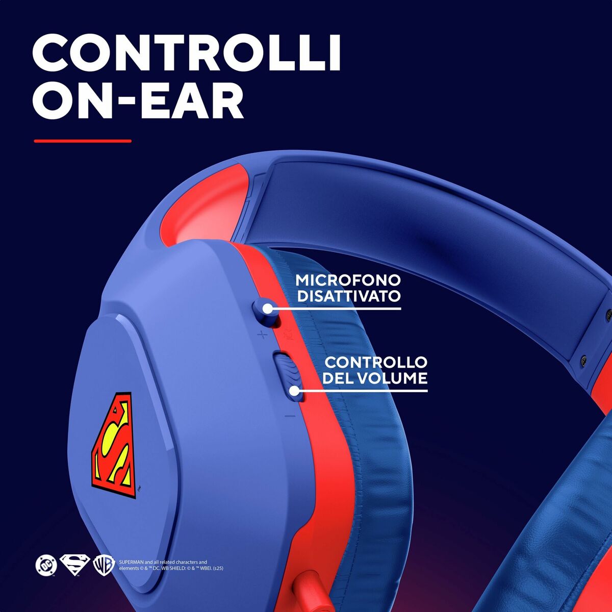 Kép Headphones Trust 25738 Blue Red