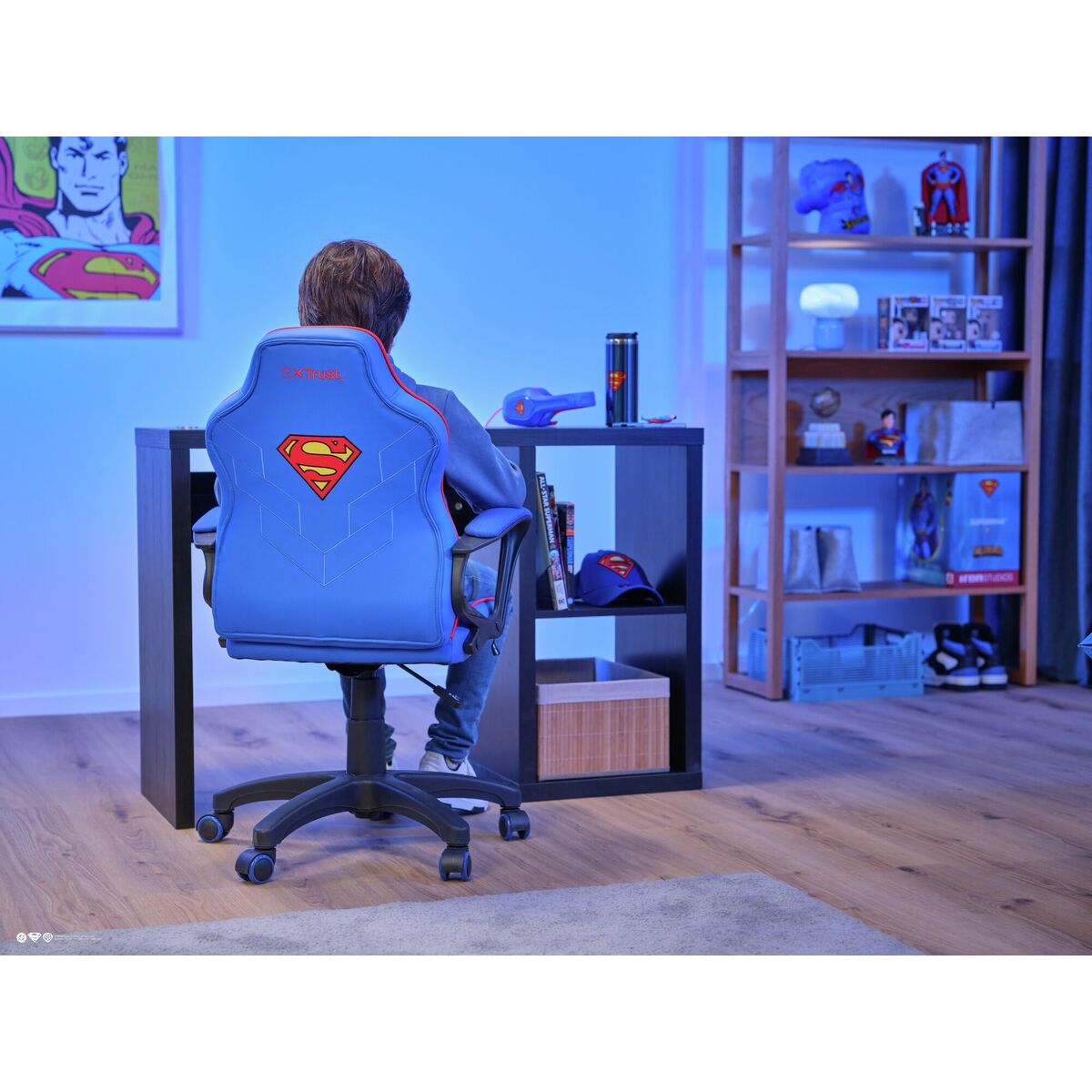 Picture of Gaming Chair Trust 25741 Blue Black