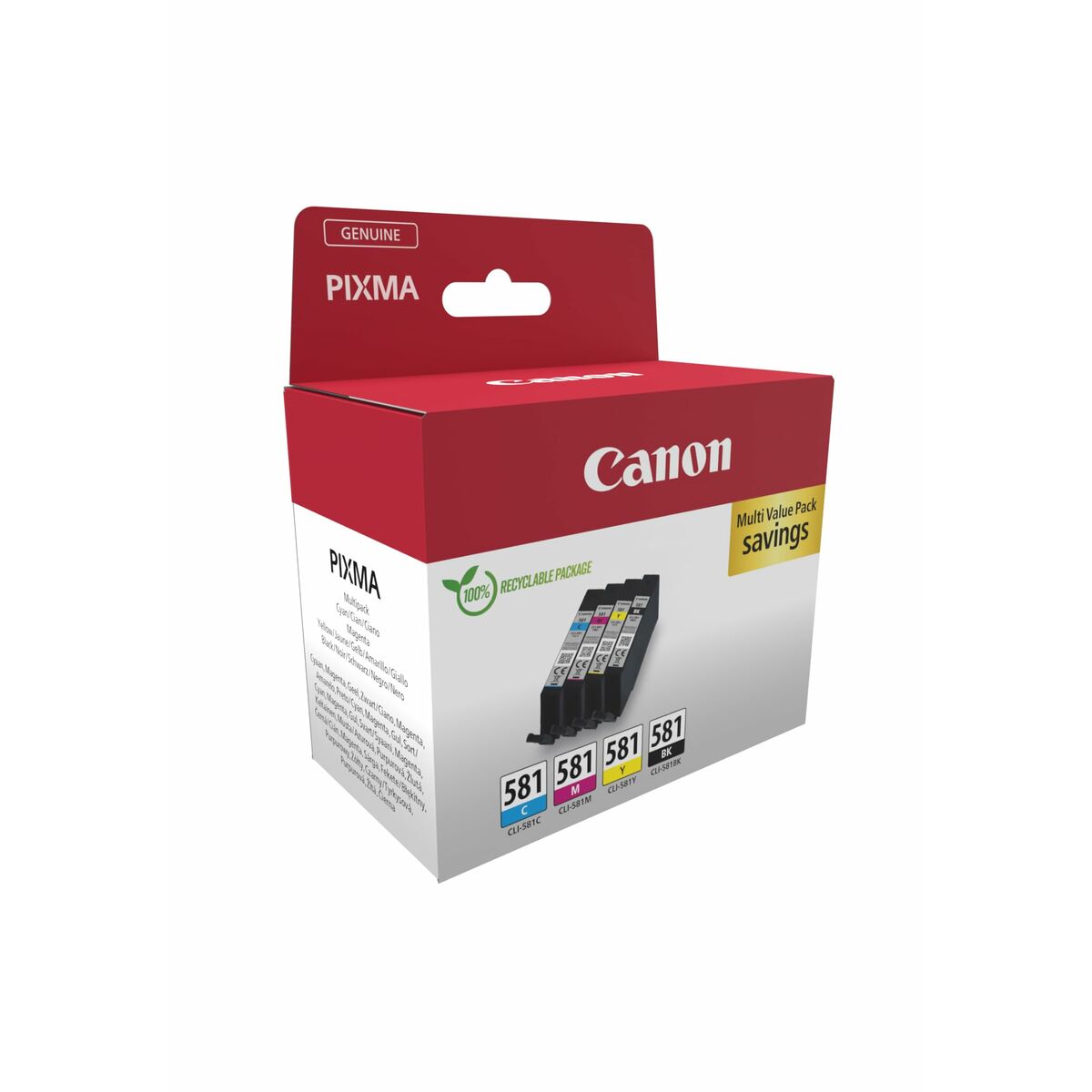 Bild von Original Ink Cartridge Canon Multicolour (4 Units)