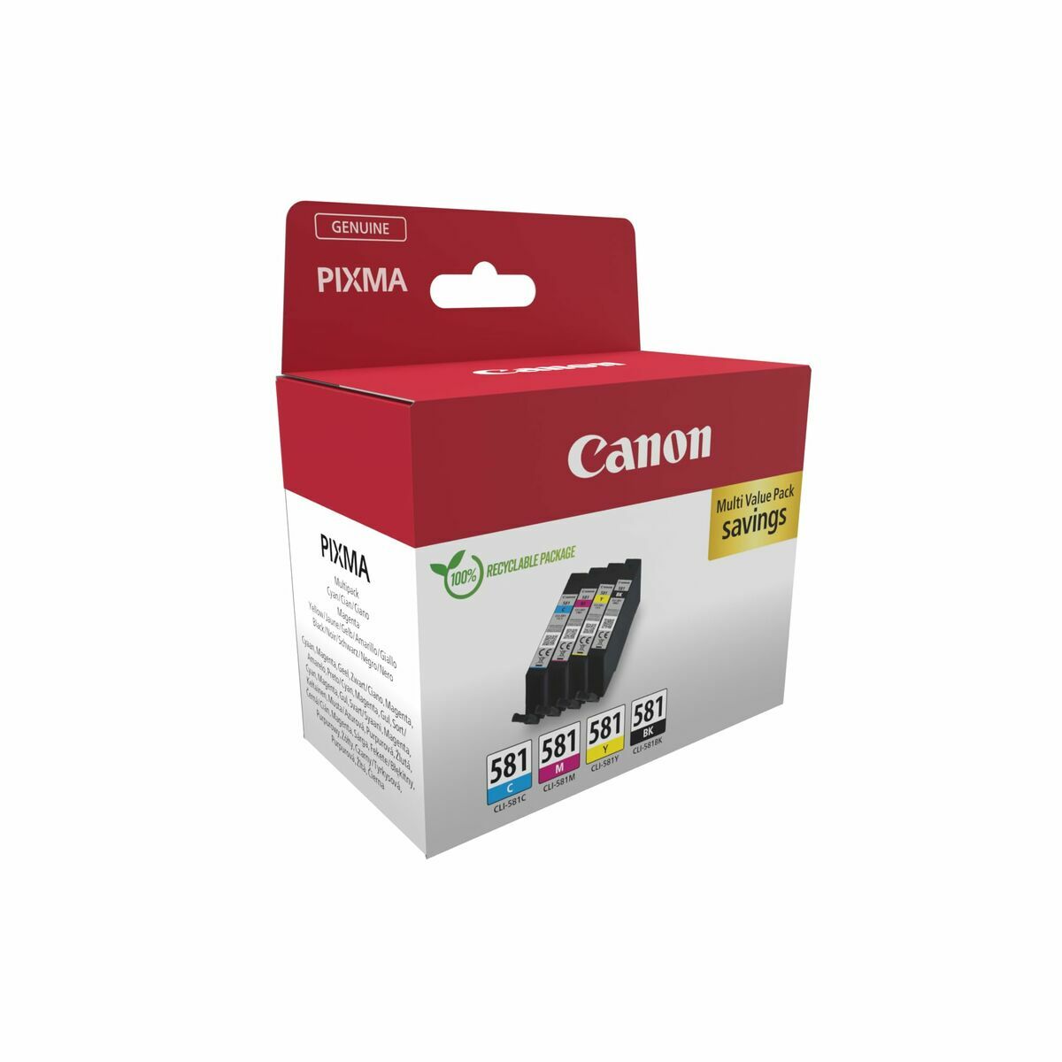 Bild von Original Ink Cartridge Canon Multicolour (4 Units)