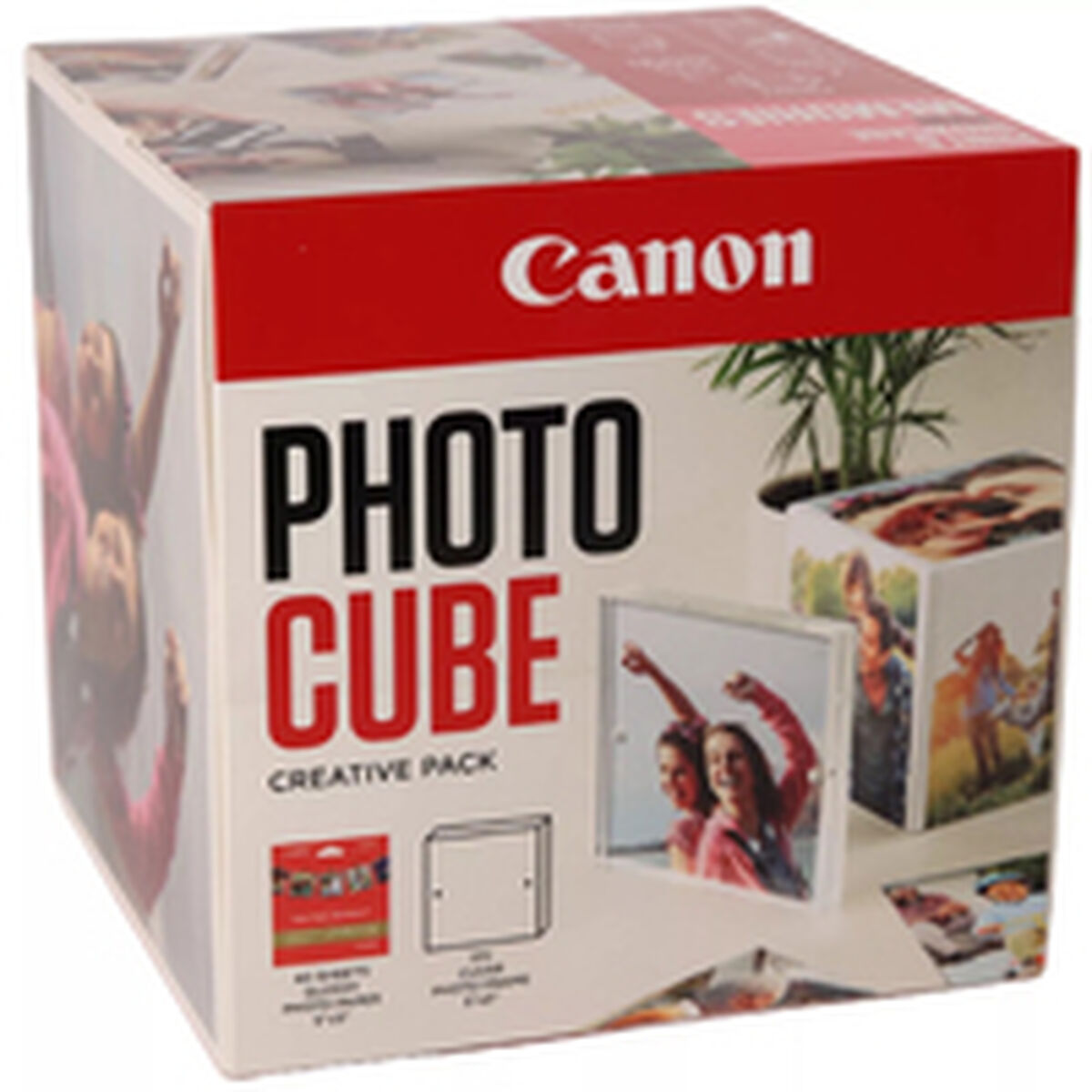 Glanzend Fotopapier Canon 2311B075 5 x 5 cm 40 Lakens 40 Onderdelen (40 Stuks)