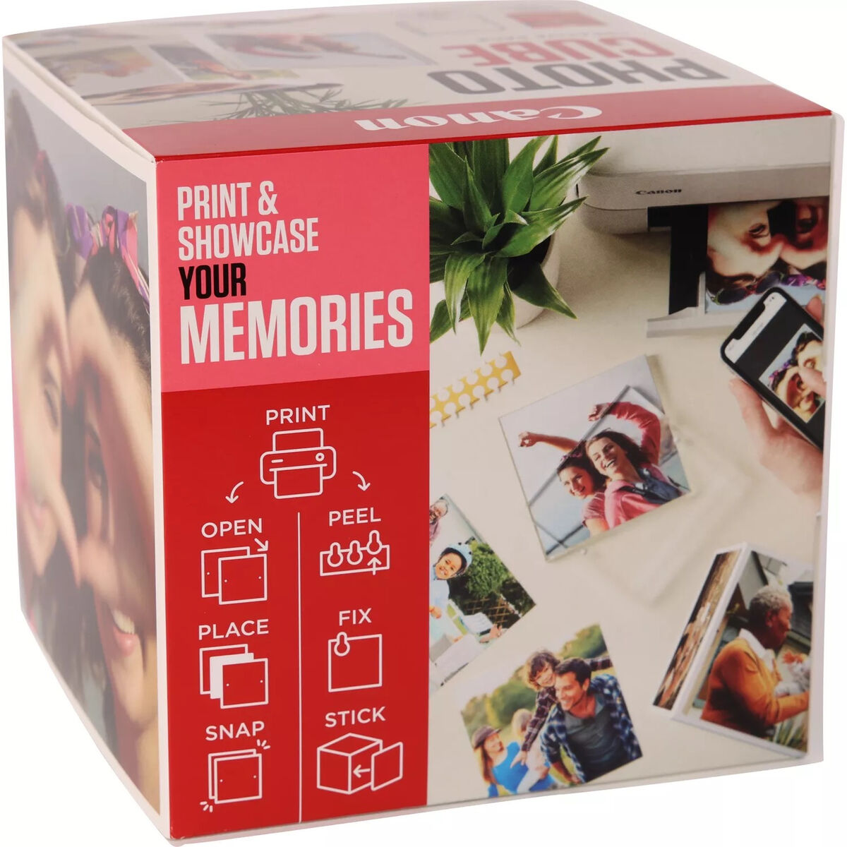 Glanzend Fotopapier Canon 2311B075 5 x 5 cm 40 Lakens 40 Onderdelen (40 Stuks)