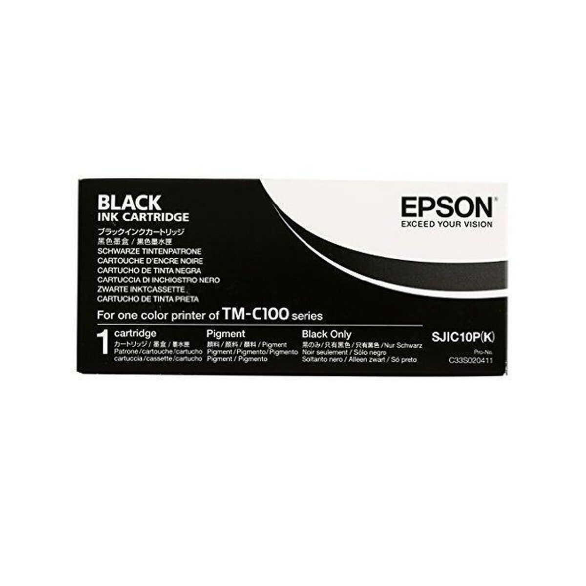 Cartouche d'encre originale Epson Cartucho SJIC10P(K) negro Noir