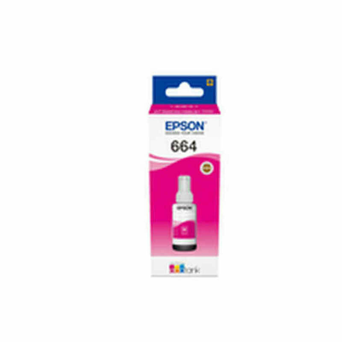 Bild von Original Ink Cartridge Epson 664 Ecotank Magenta ink bottle (70ml) Grey Magenta