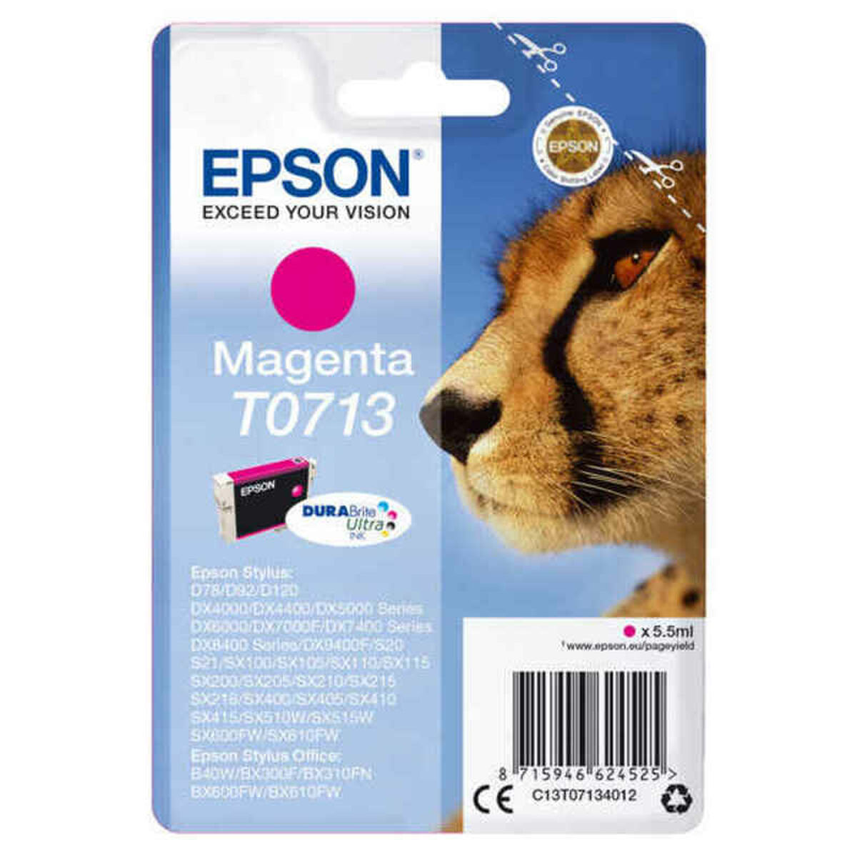Kép Original Ink Cartridge Epson T0713 Magenta