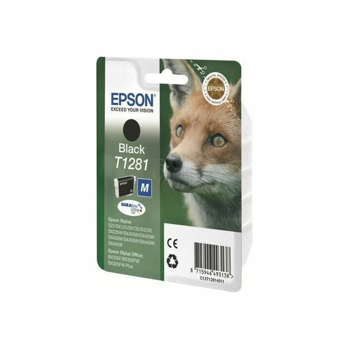 Kép Original Ink Cartridge Epson T1281 Black 5,9 ml