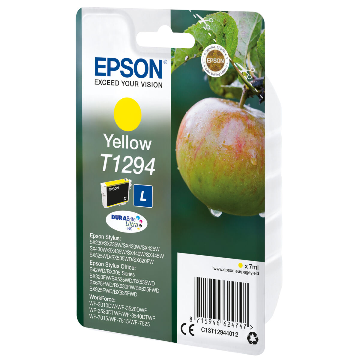 Picture of Original Ink Cartridge Epson T1294 Yellow (10 Units)