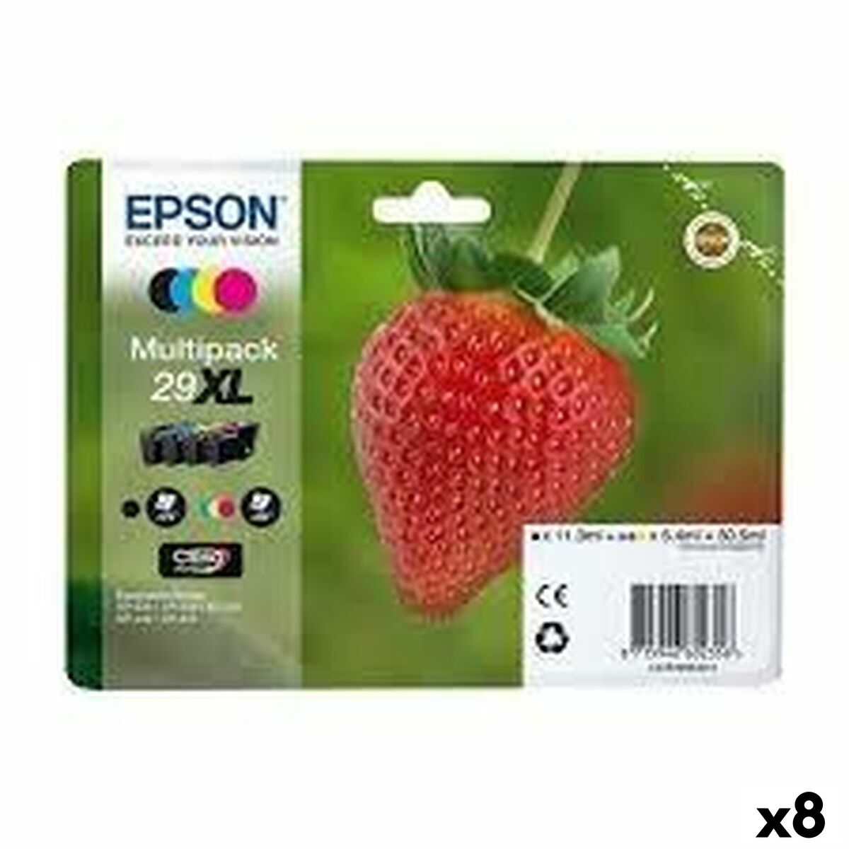 Picture of Original Ink Cartridge Epson Nº 29 XL Black/Cyan/Magenta/Yellow (8 Units) (1 Unit)