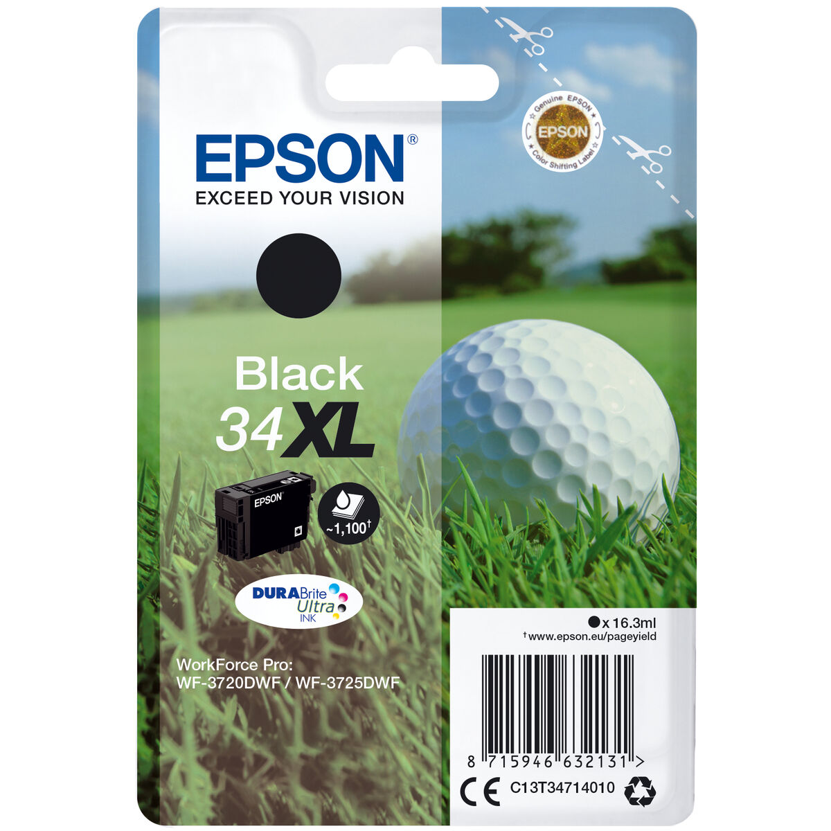 Afbeeldingen van Printer Paper Epson C13T34714020 Black