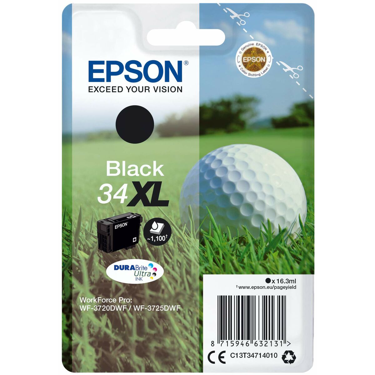 Afbeeldingen van Printer Paper Epson C13T34714020 Black