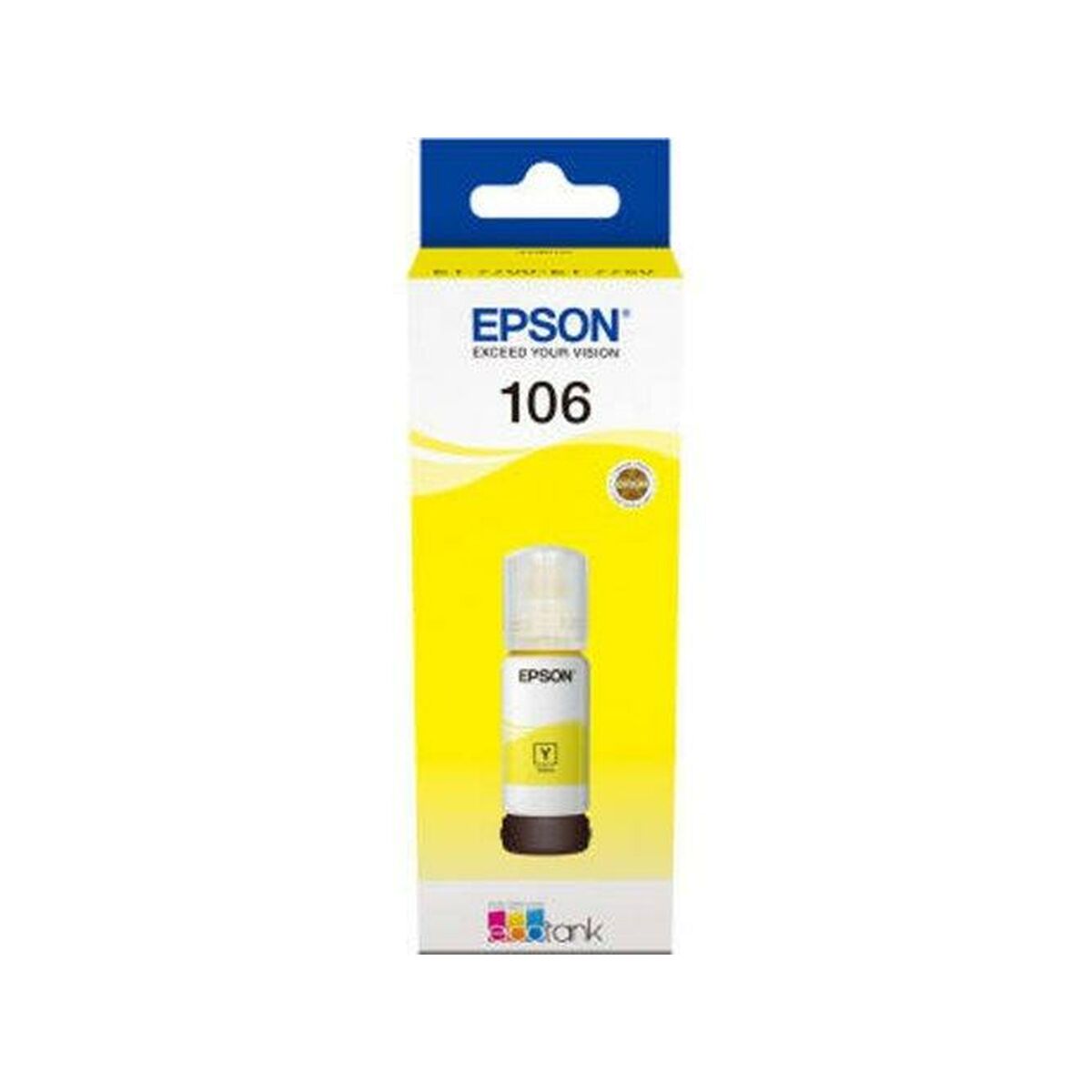 Image de Compatible Ink Cartridge Epson 106 EcoTank Yellow ink bottle 70 ml Yellow
