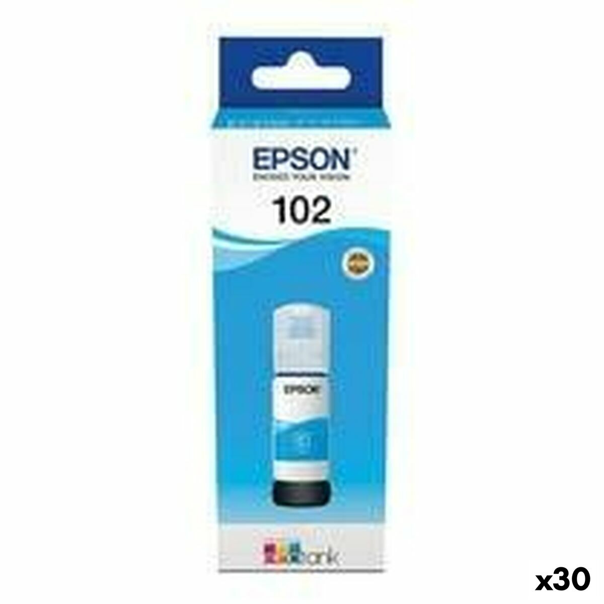 Afbeeldingen van Refill ink Epson ET-2700, 2750, 3700, 3750, 4750 Cyan