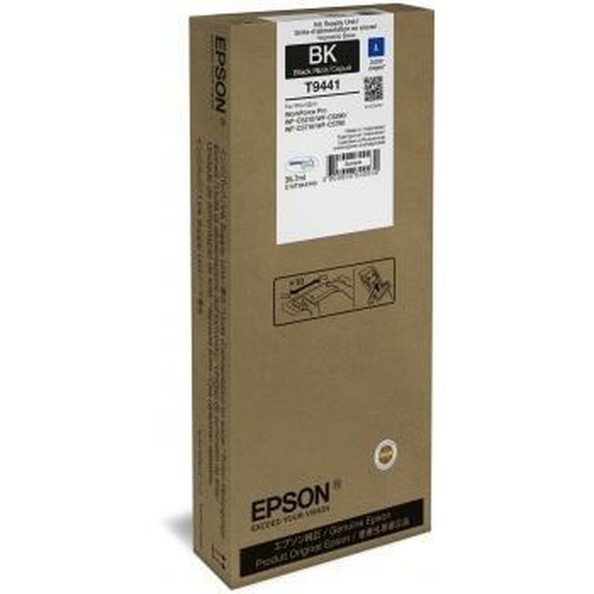 Image de Compatible Ink Cartridge Epson C13T944140 35,7 ml 3000 pp. Black