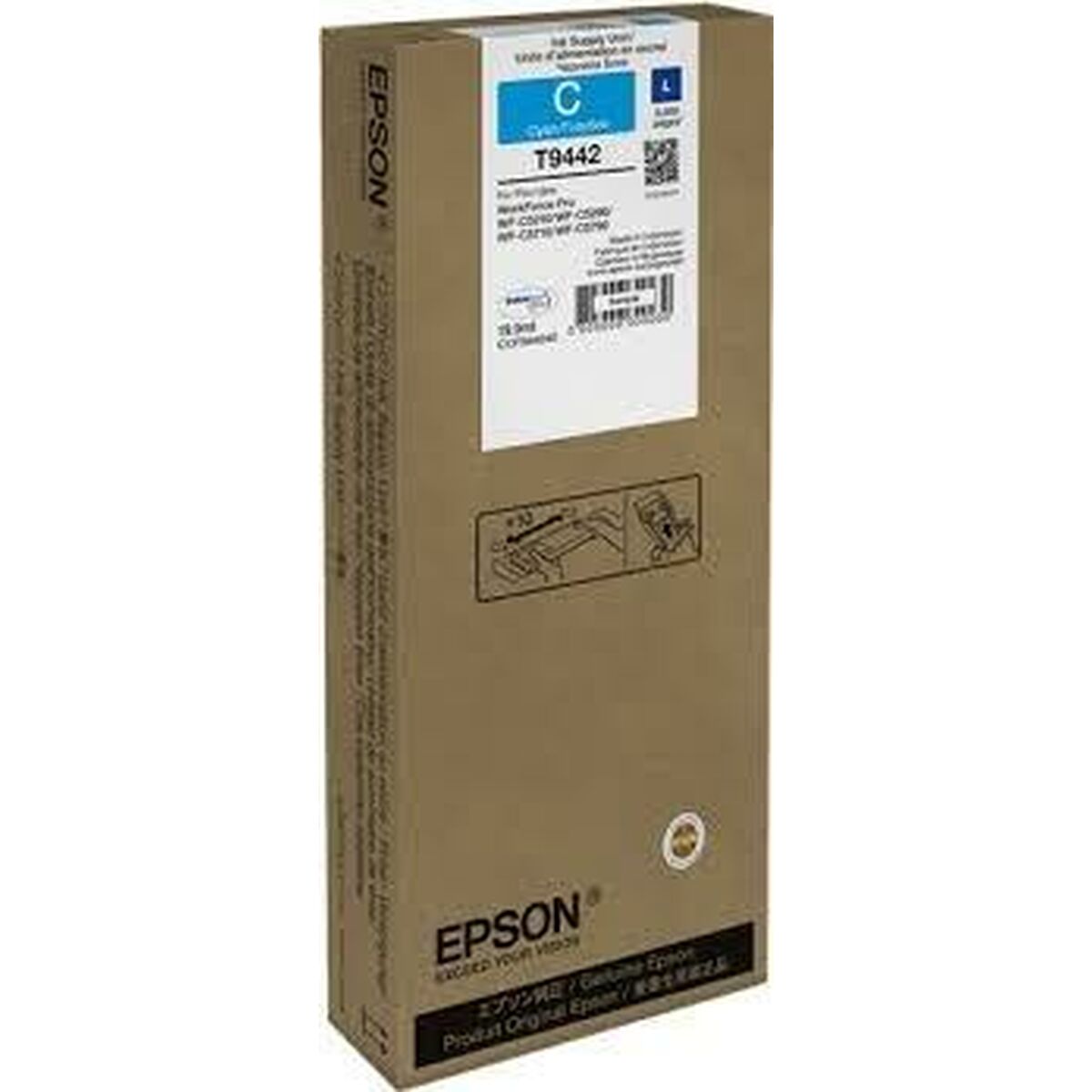 Image de Compatible Ink Cartridge Epson C13T944240 35,7 ml 3000 pp. Cyan