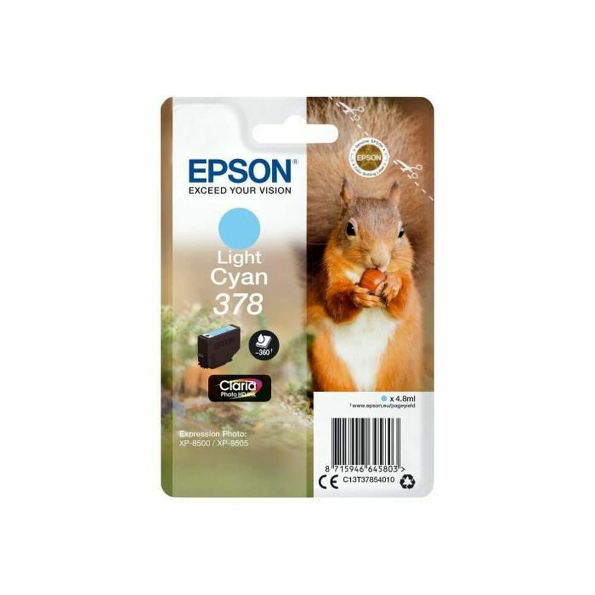 Picture of Original Ink Cartridge Epson C13T37854010 Cyan