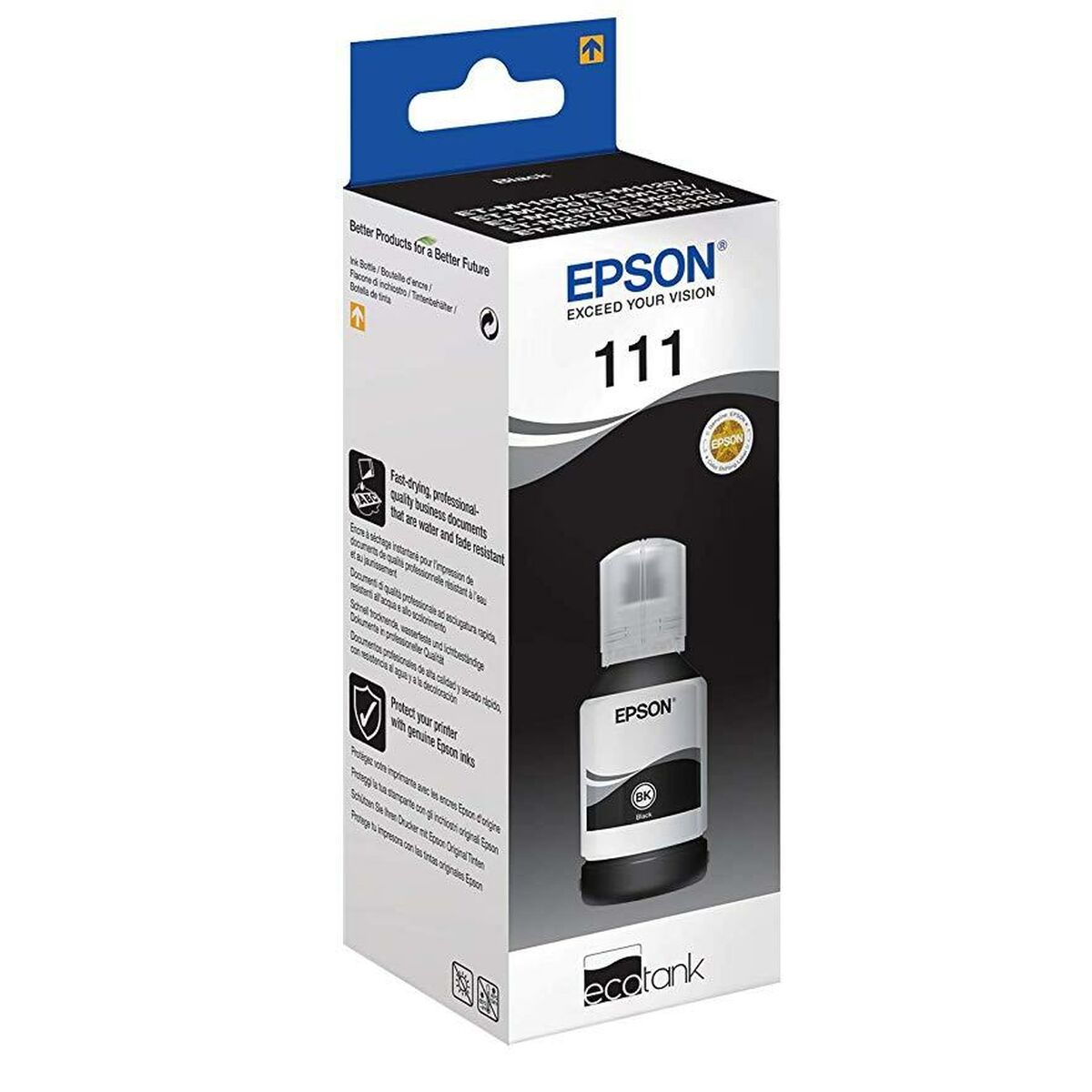 Afbeeldingen van Ink for cartridge refills Epson Nº111 Black (30 Units)