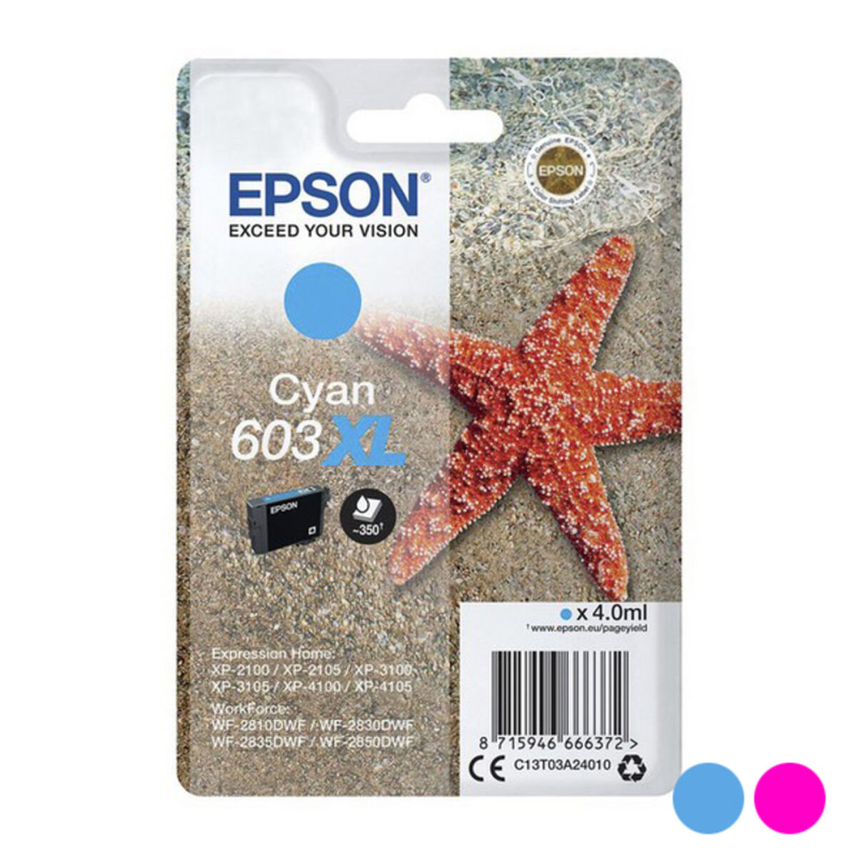 Afbeeldingen van Compatible Ink Cartridge Epson 603XL 4 ml