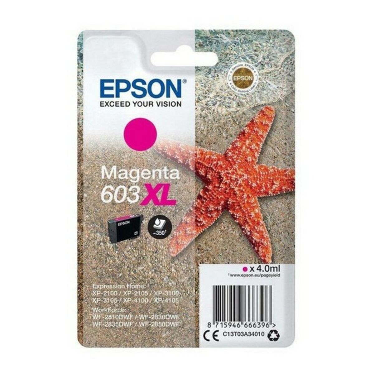Afbeeldingen van Compatible Ink Cartridge Epson 603XL 4 ml
