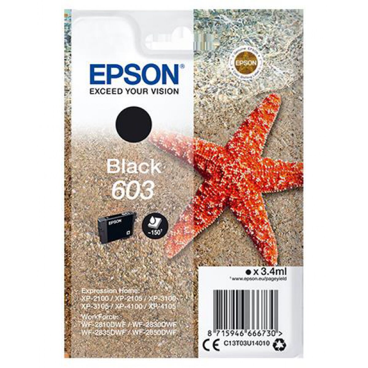 Bild von Original Ink Cartridge Epson 603 Black