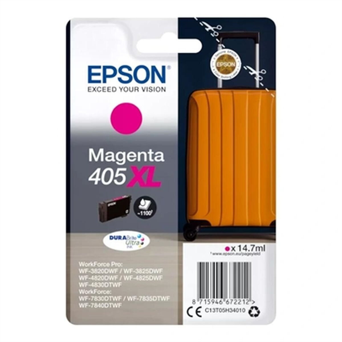 Picture of Original Ink Cartridge Epson C13T05H34010 Grey Magenta (1 Unit)