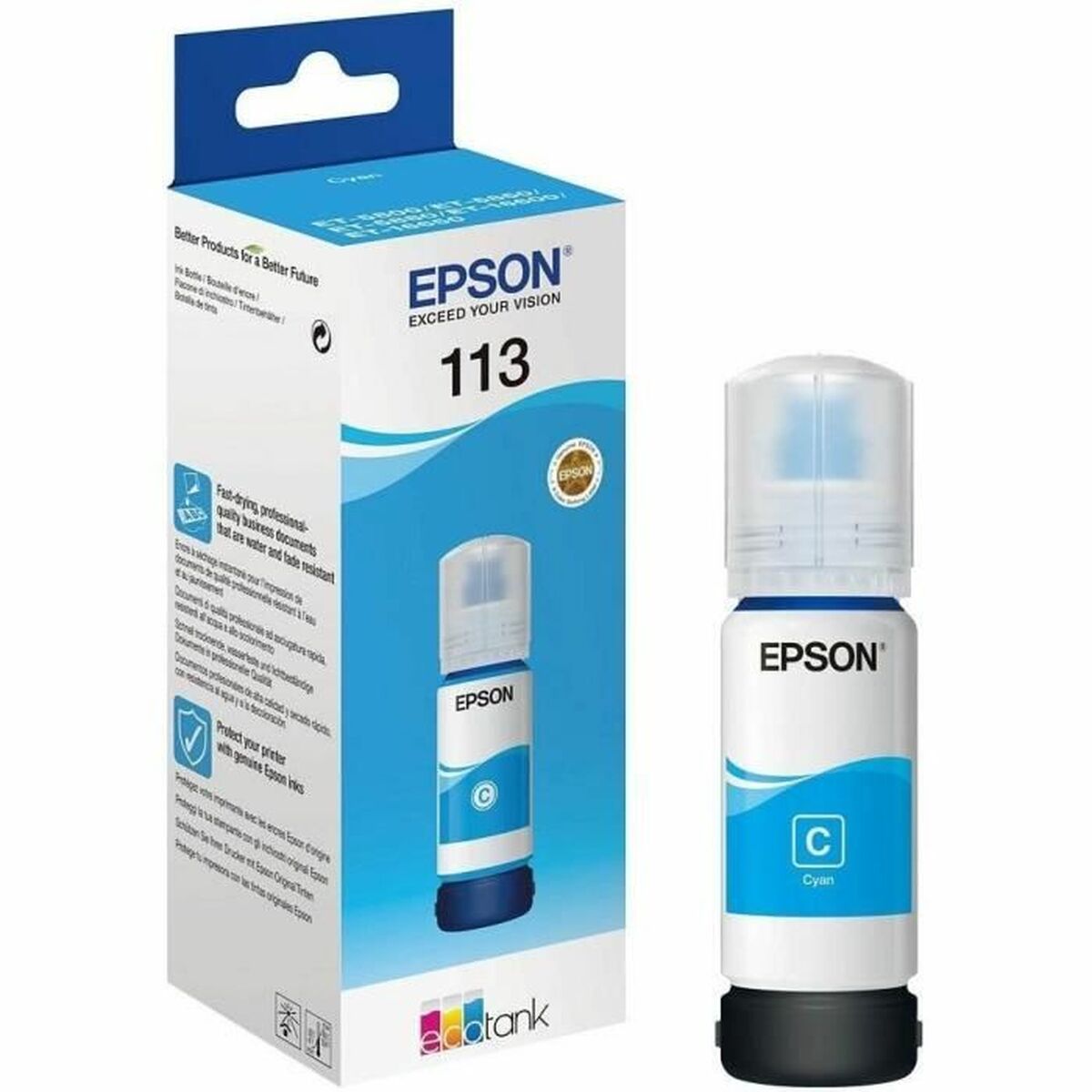 Obrazek Refill ink Epson 113 Cyan 70 ml