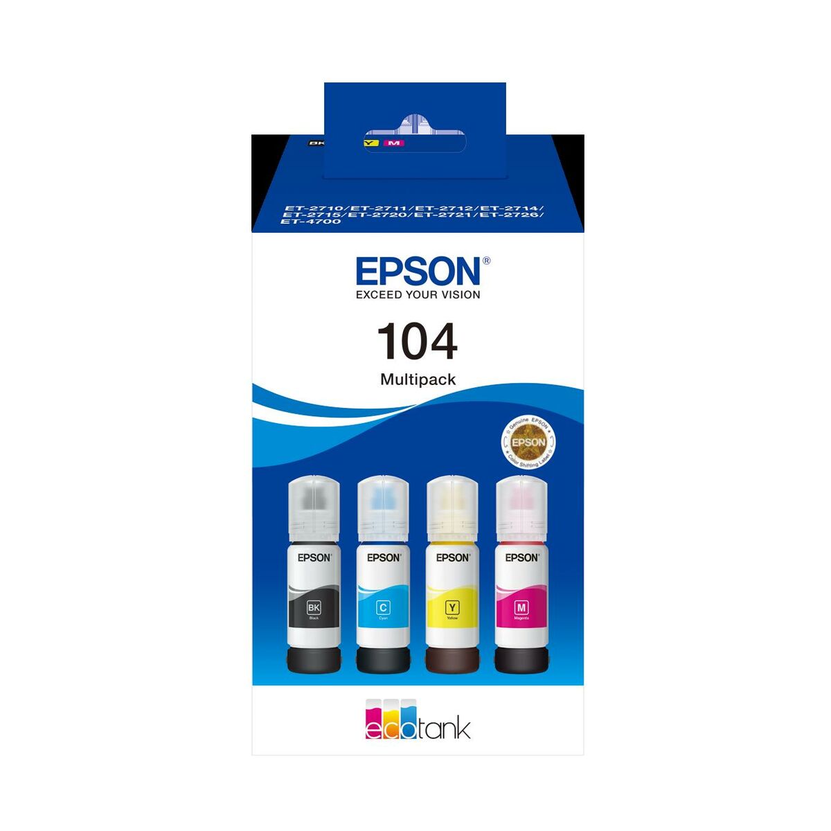 Picture of Original Ink Cartridge Epson 104 Black Magenta