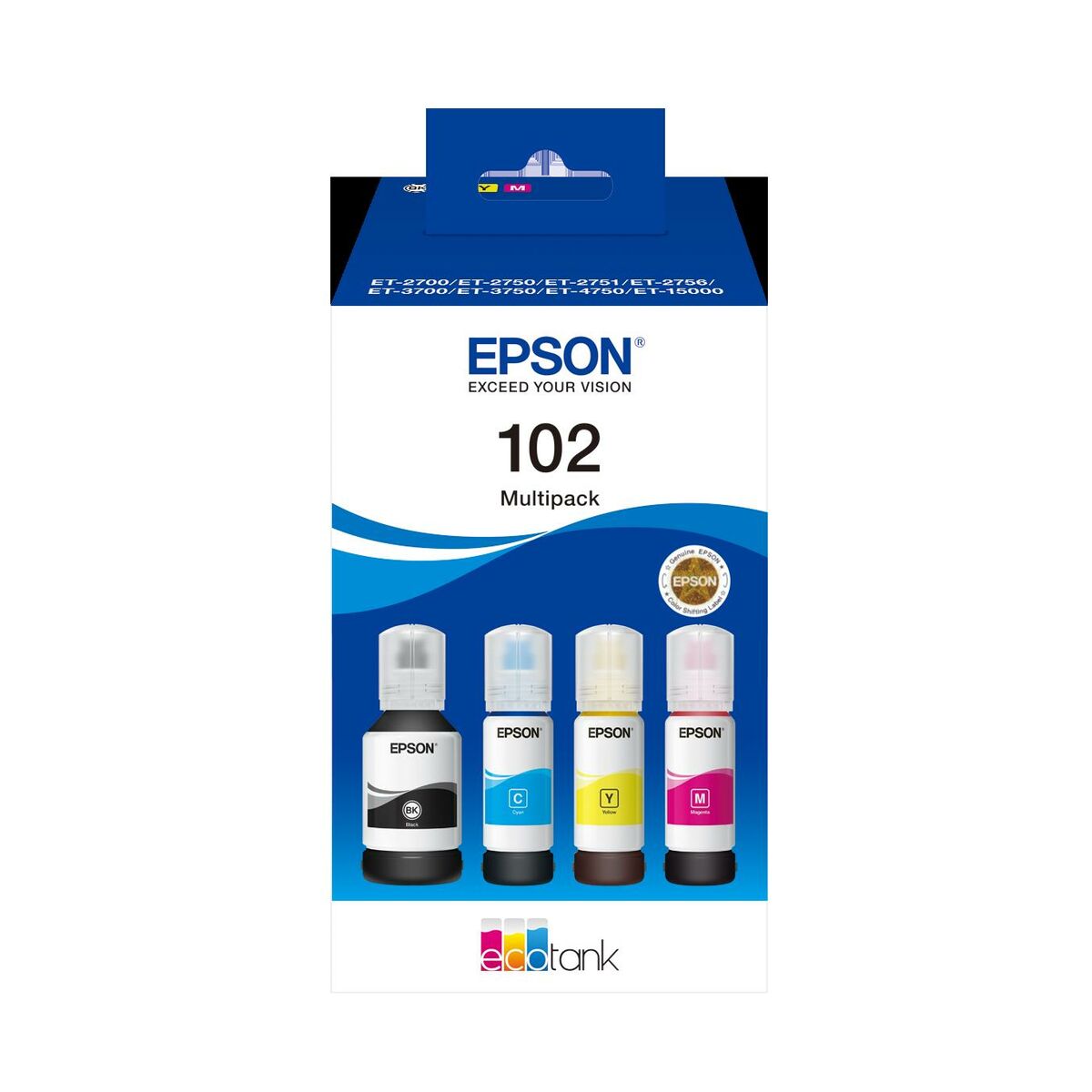 Bild von Original Ink Cartridge Epson 102 Black Magenta