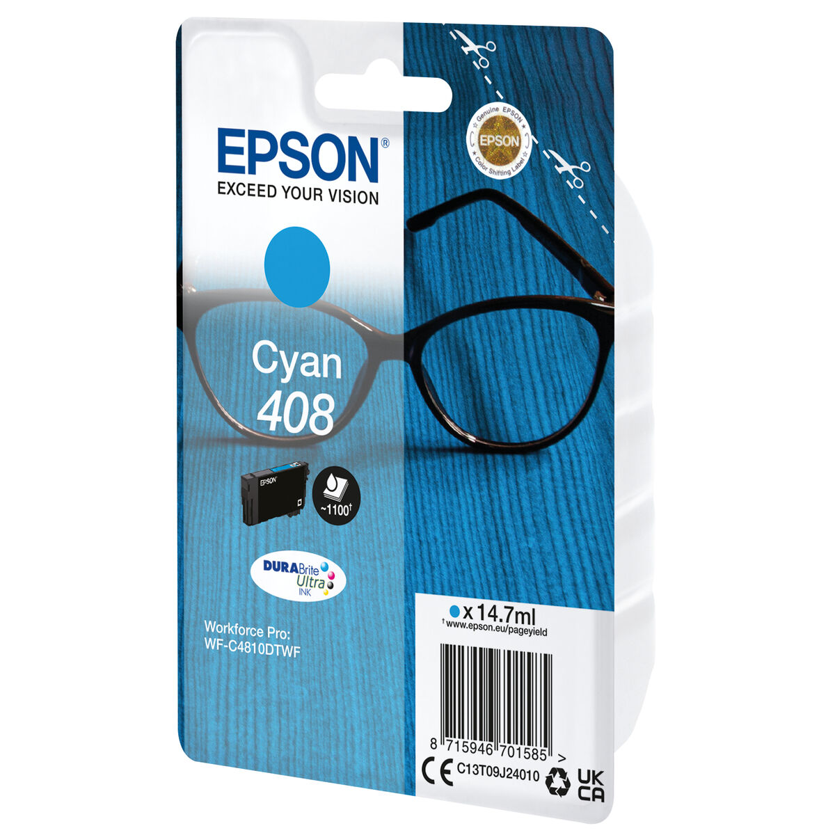 Picture of Original Ink Cartridge Epson 408 Black Cyan