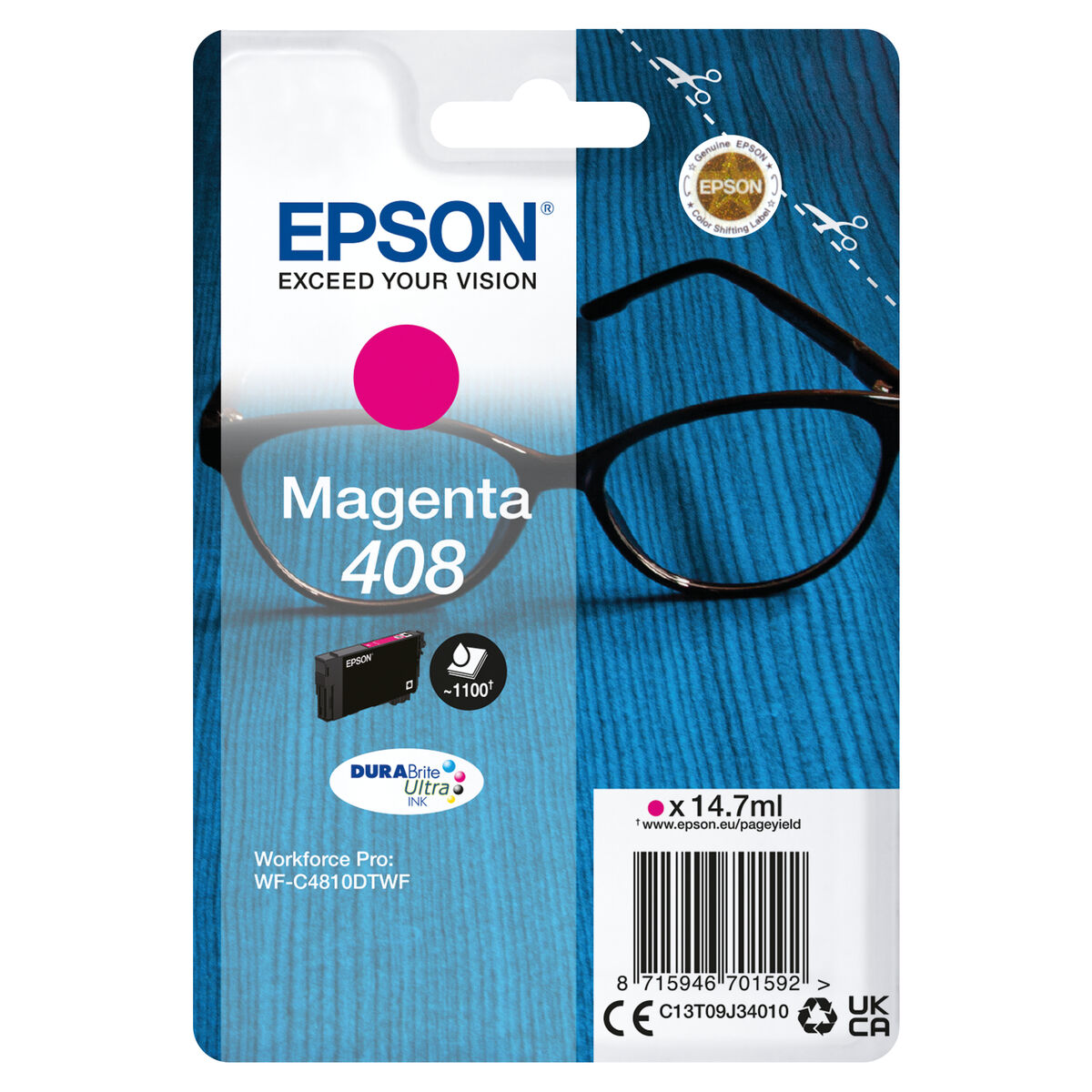 Picture of Original Ink Cartridge Epson 408 Black Magenta
