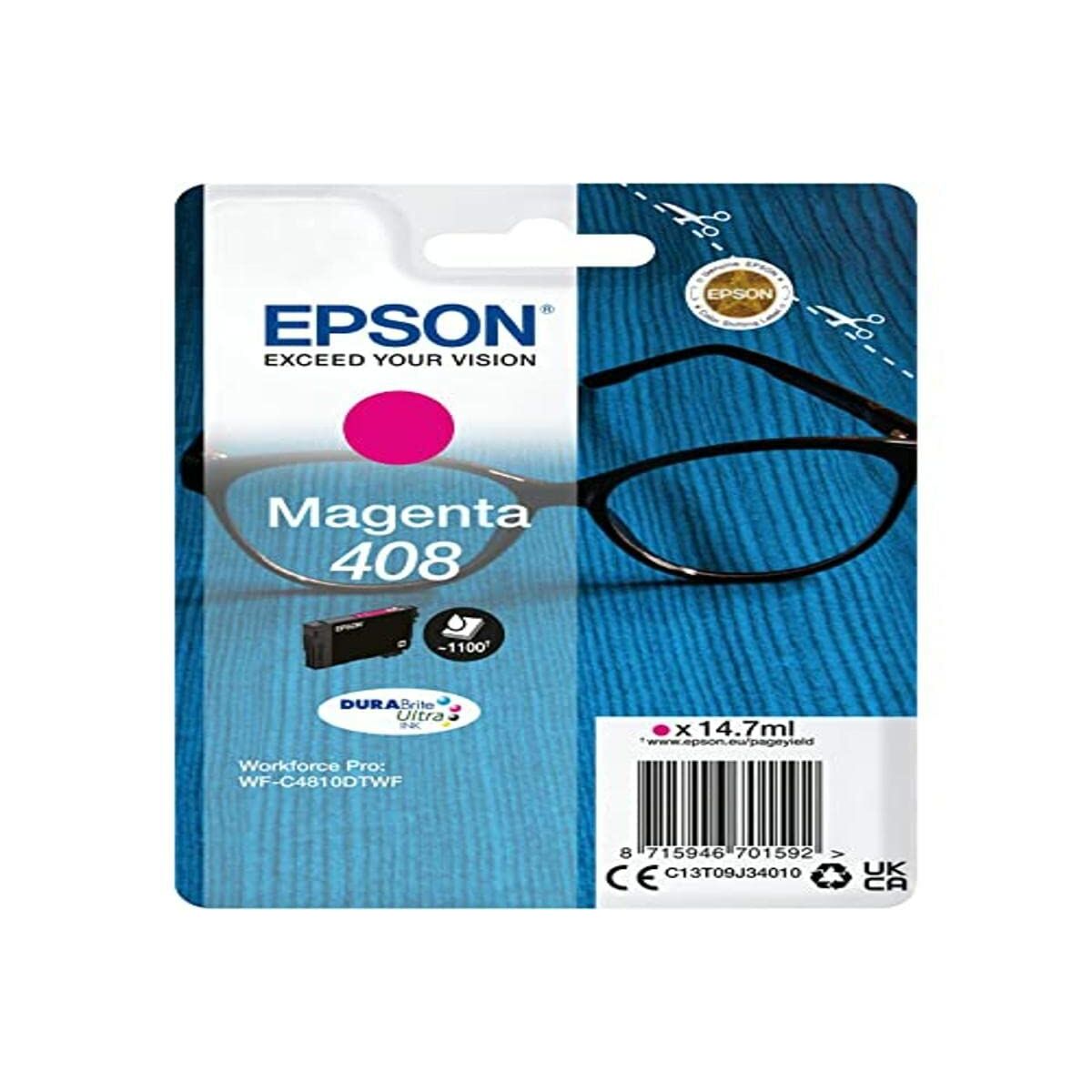 Picture of Original Ink Cartridge Epson 408 Black Magenta