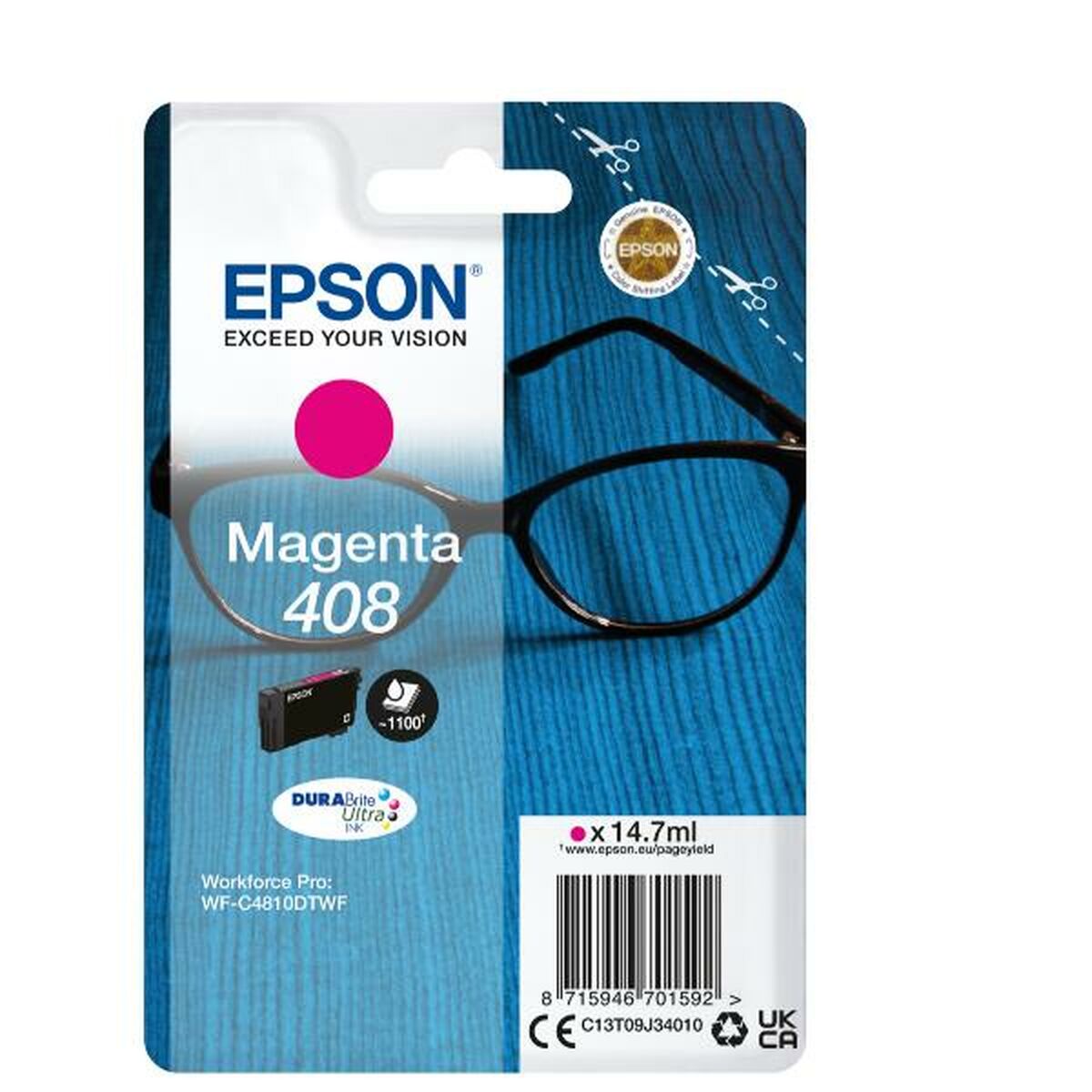 Picture of Original Ink Cartridge Epson 408 Black Magenta