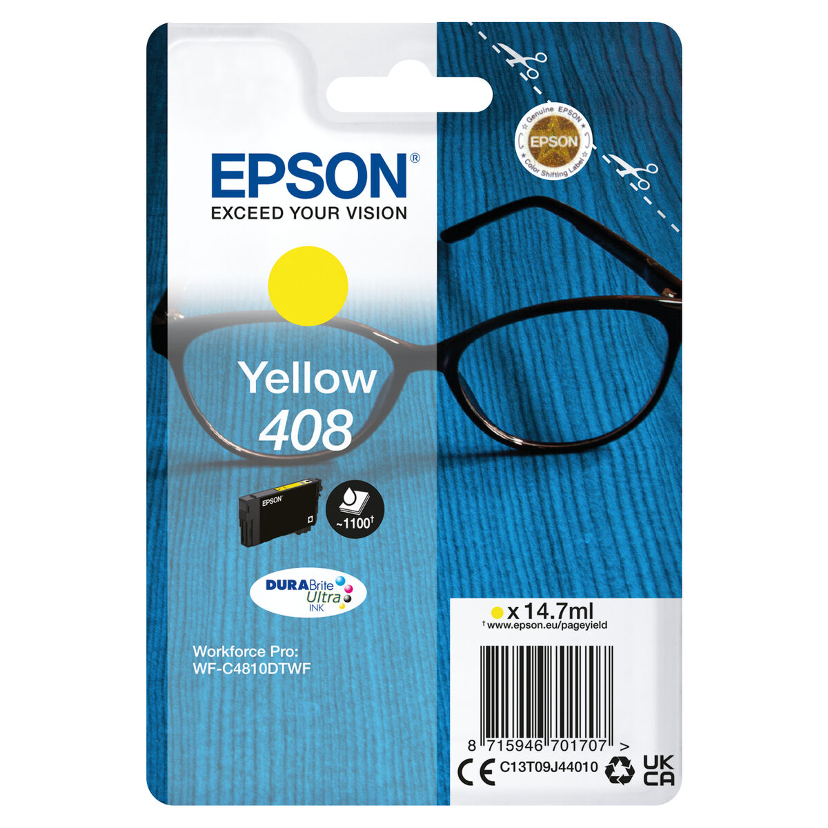 Picture of Original Ink Cartridge Epson 408 Yellow Black
