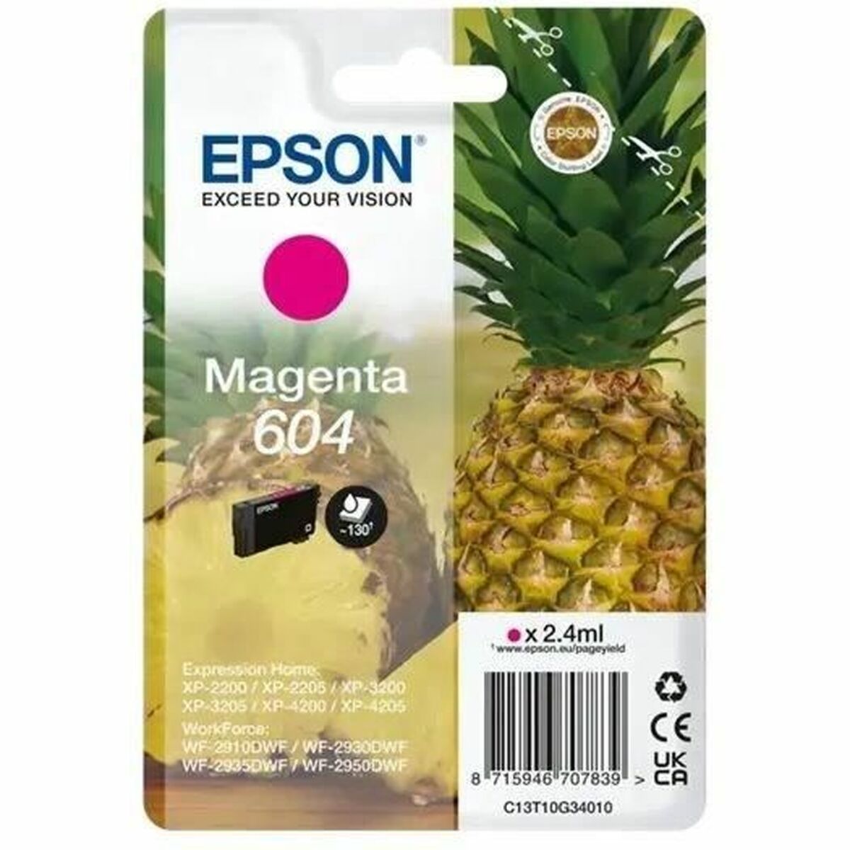 Bild von Original Ink Cartridge Epson 604 Magenta