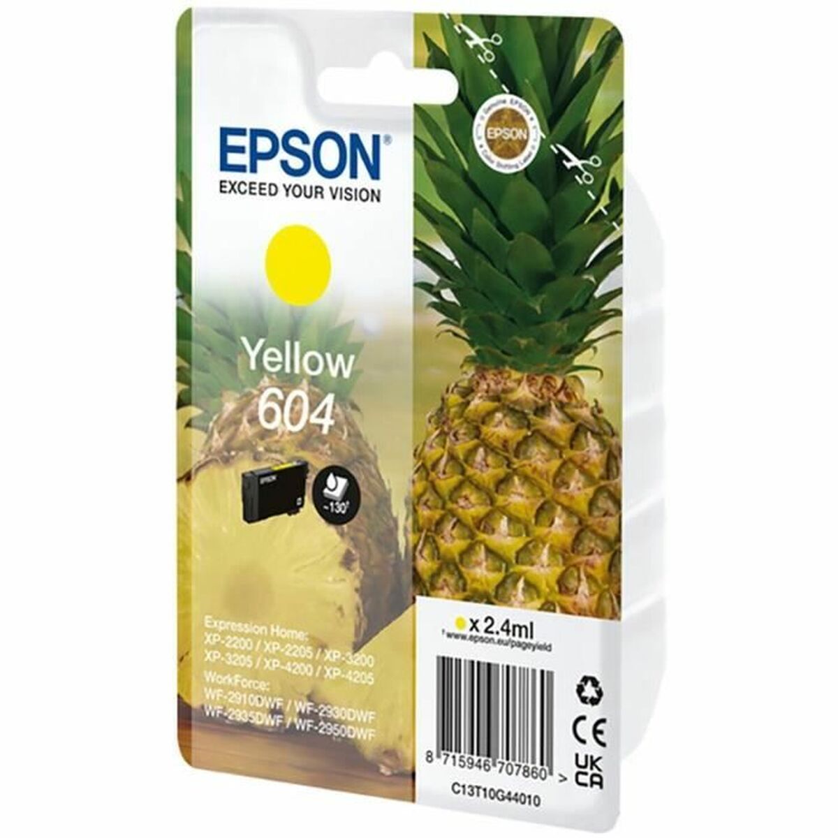 Image de Original Ink Cartridge Epson 604 Yellow